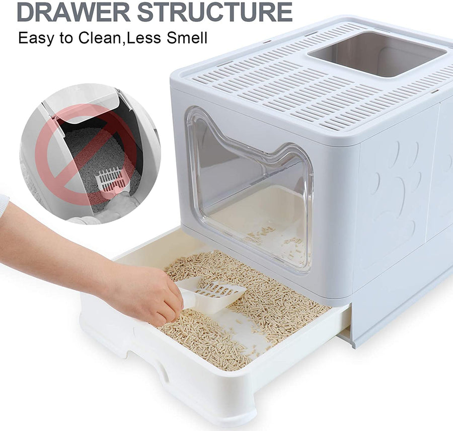 Deodorant Cat Splash Proof Litter Box