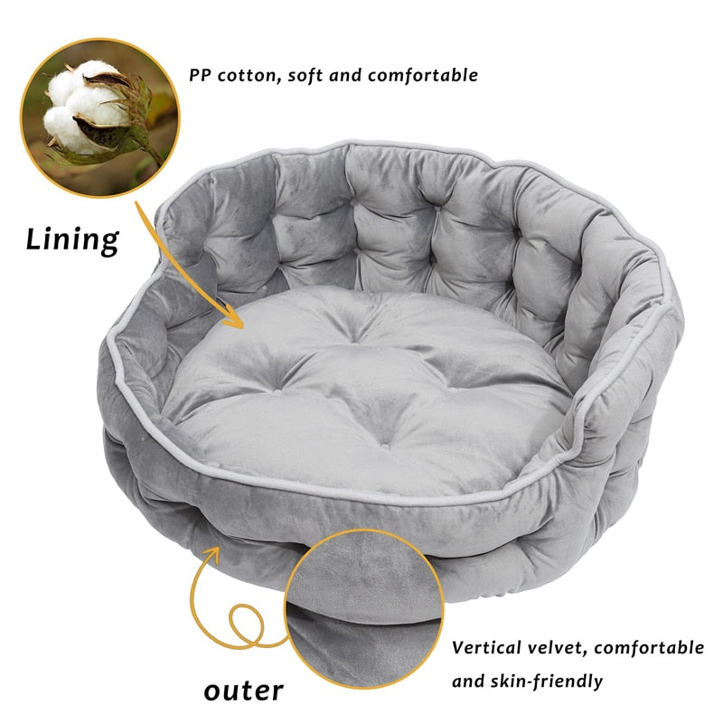 Luxury Fluffy Pet Sofa Couch