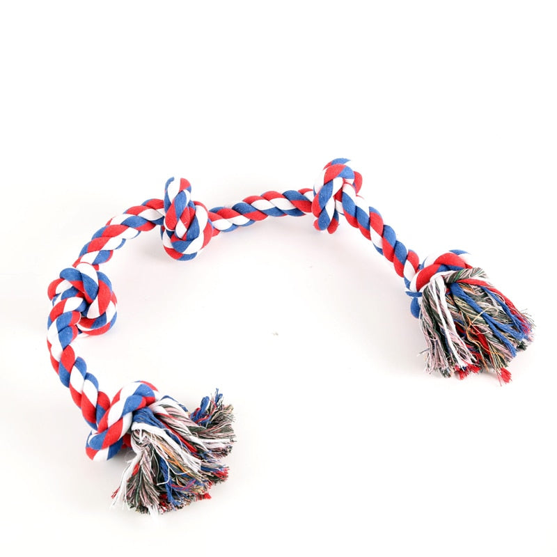 Tough Natural Cotton Pet Rope Chew Toys