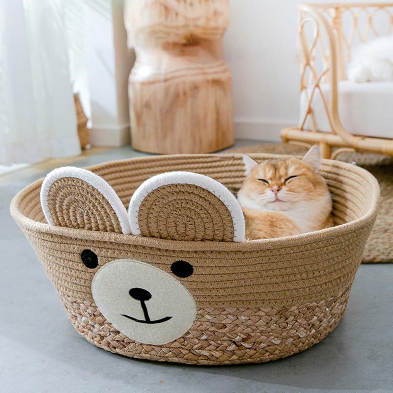 Rattan Grass Weaving Cat Nest