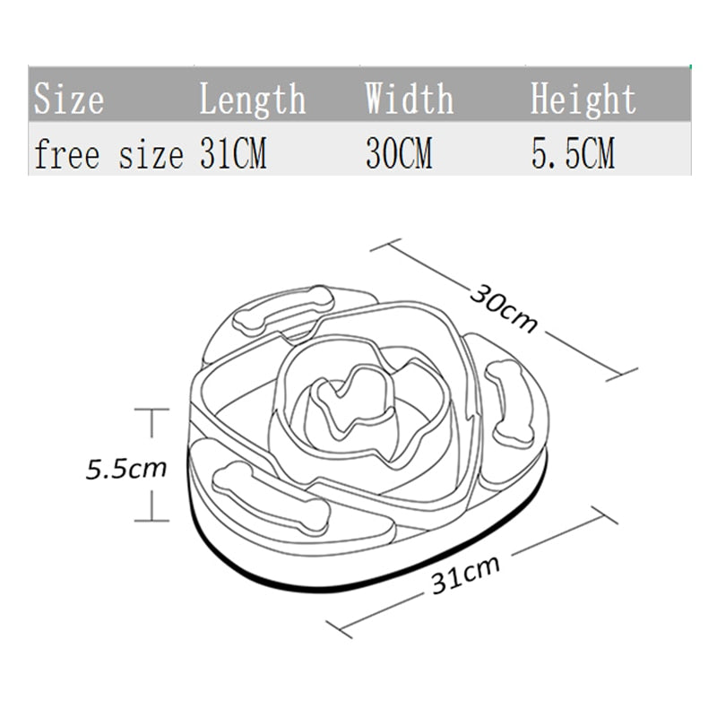 Anti Gulping Pet Slow Food Bowl