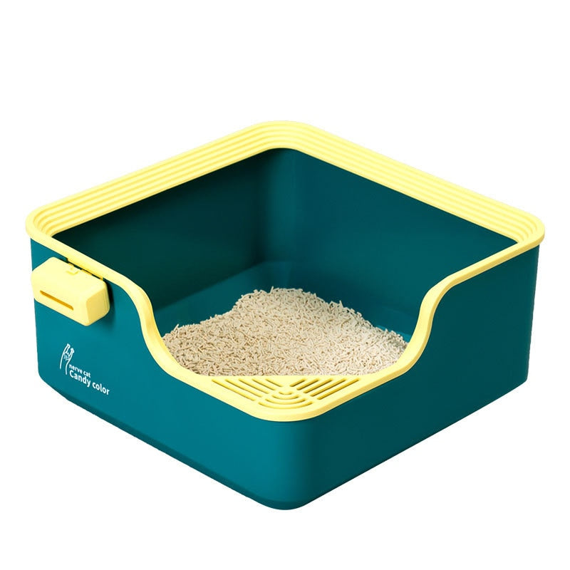 Semi Closed Large Capacity Cat Litter Box