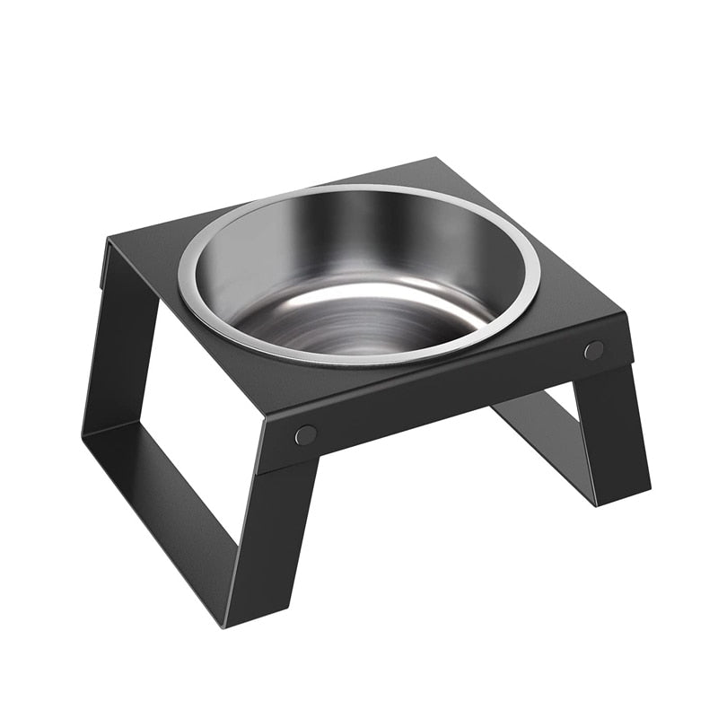 Metal Shelf Stainless Steel Dog Bowl