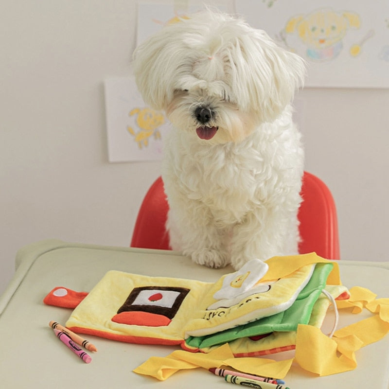 Book Shape Dog Snuffle Toy