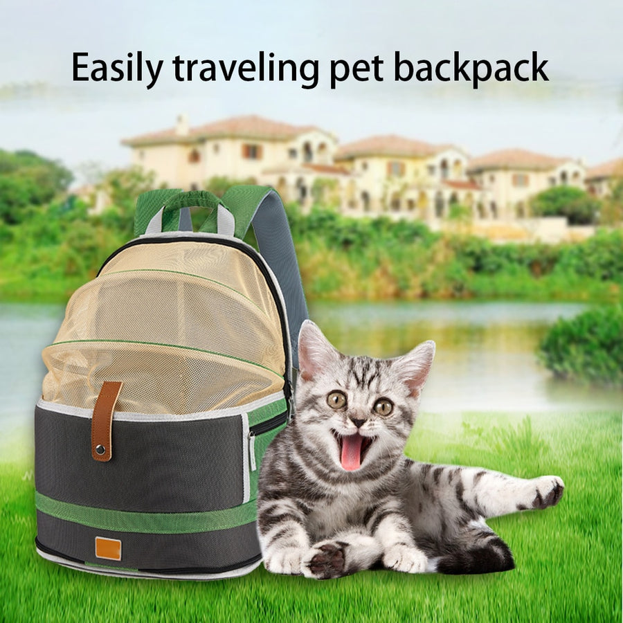 Mesh Cloth Pet Travel Backpack