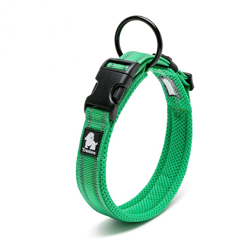 3M Reflective Nylon Padded Dog Collar