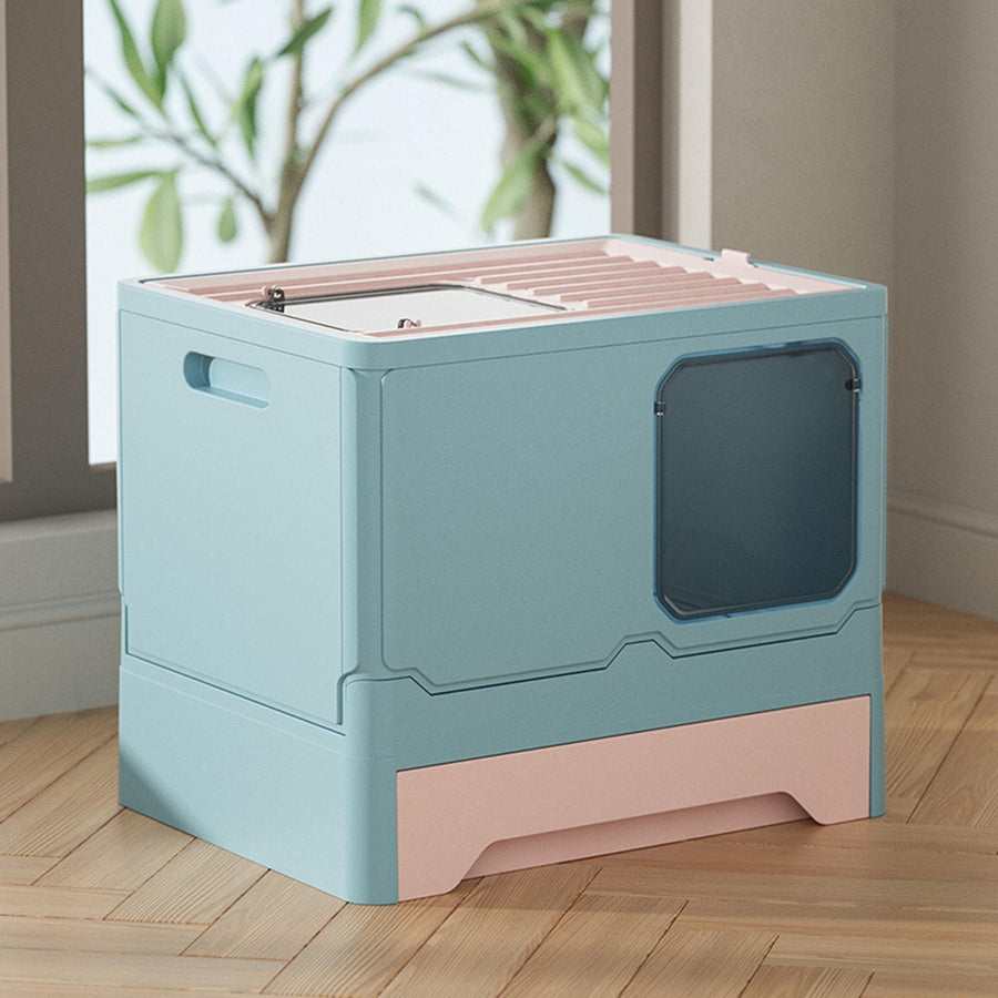 Cat Litter Box Enclosed With Lid