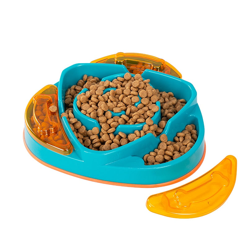 Anti Gulping Pet Slow Food Bowl