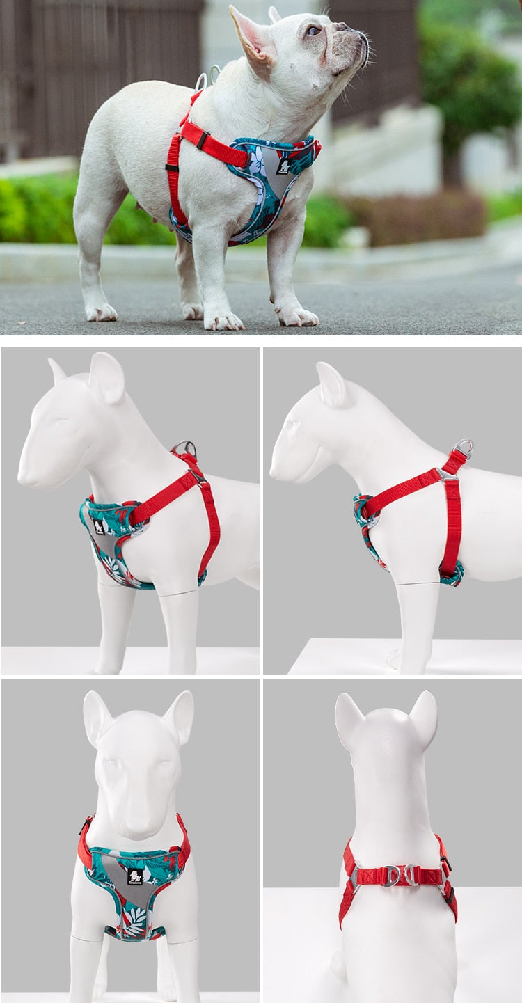 Reflective Pure Cotton Padding Dog Harness