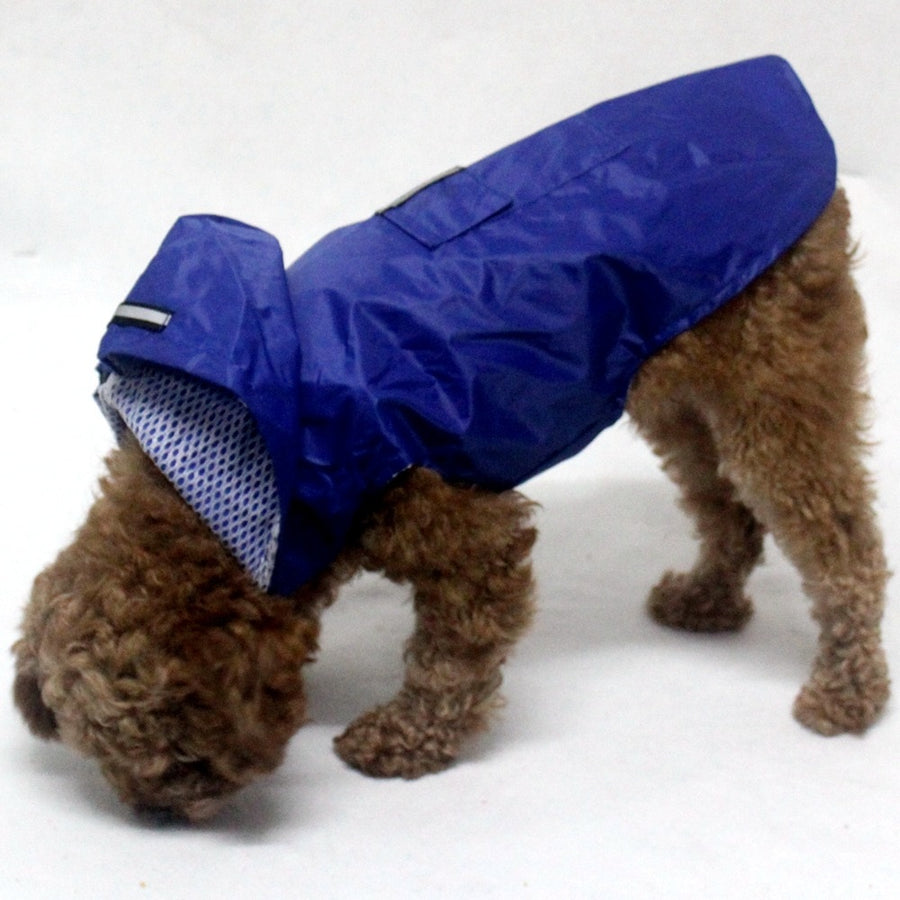 Reflective Stripes Dog Raincoat