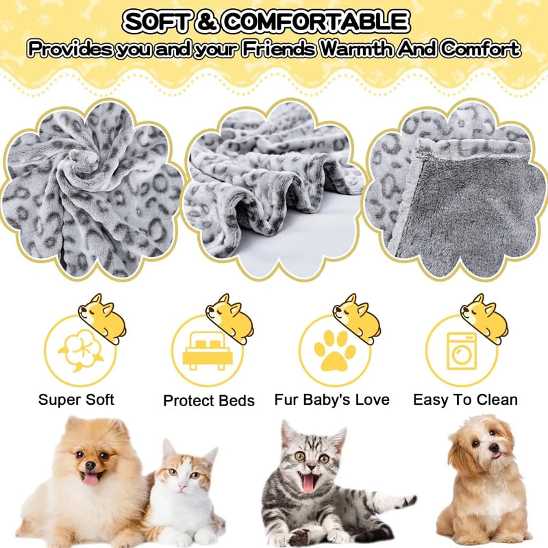 Premium Dual Sided 100% Fleece Dog Blanket