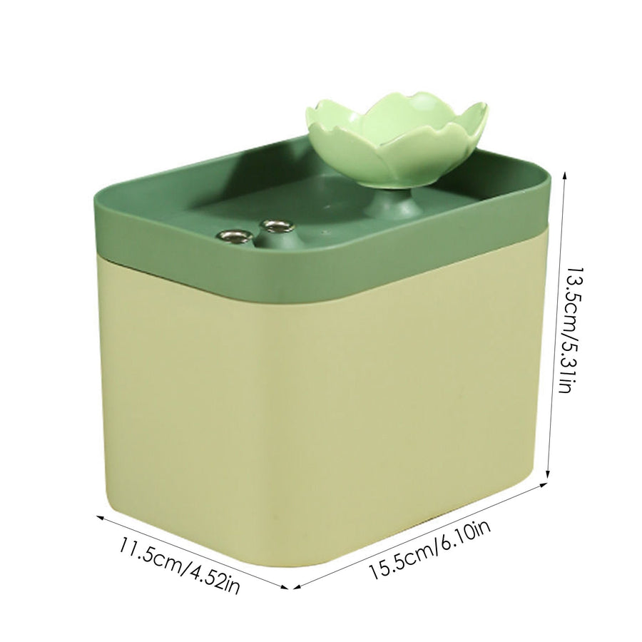 Green Ceramic Pet Water Fountain