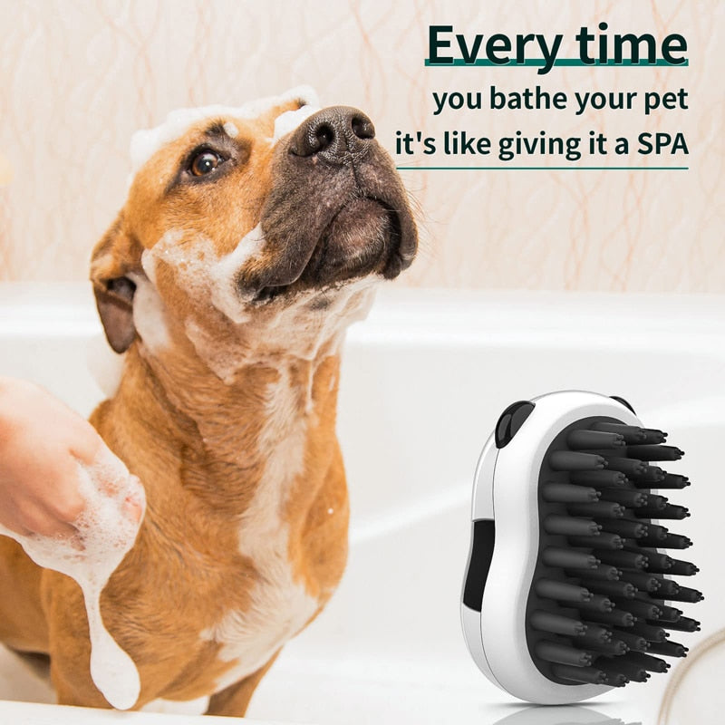 Cute Panda Shape Pet Bathing Brush