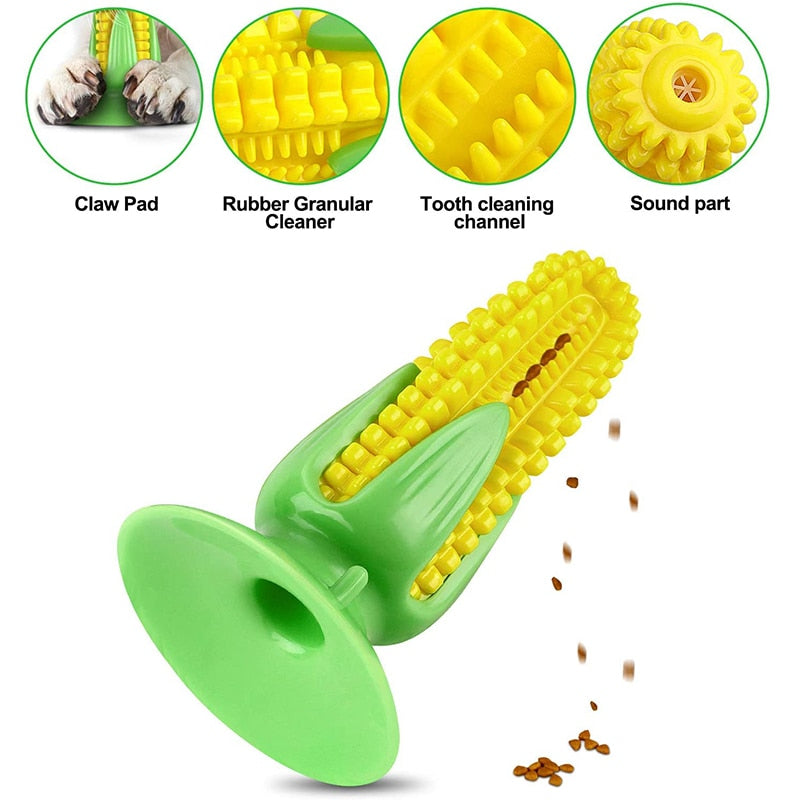 Corn Shaped Dog Squeaky Toy