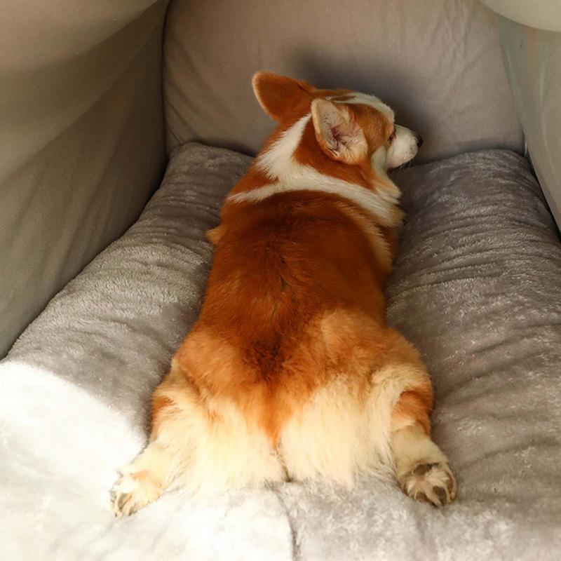 Foldable Cozy Dog Cave Bed