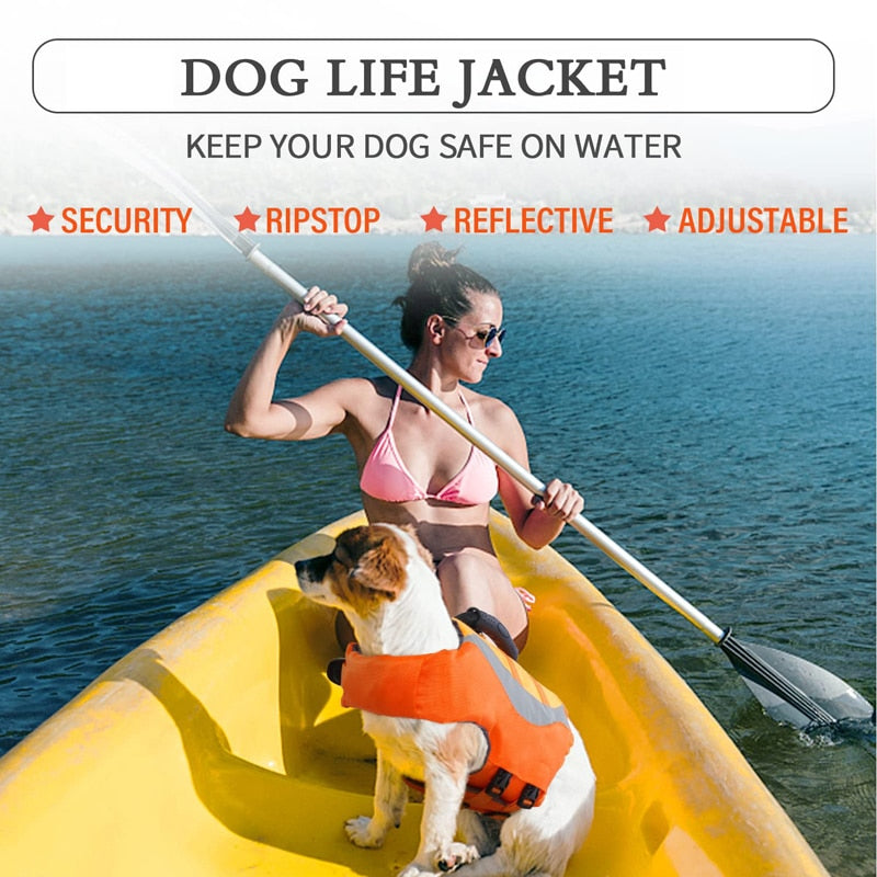 Leash Ring Dog Life Jacket