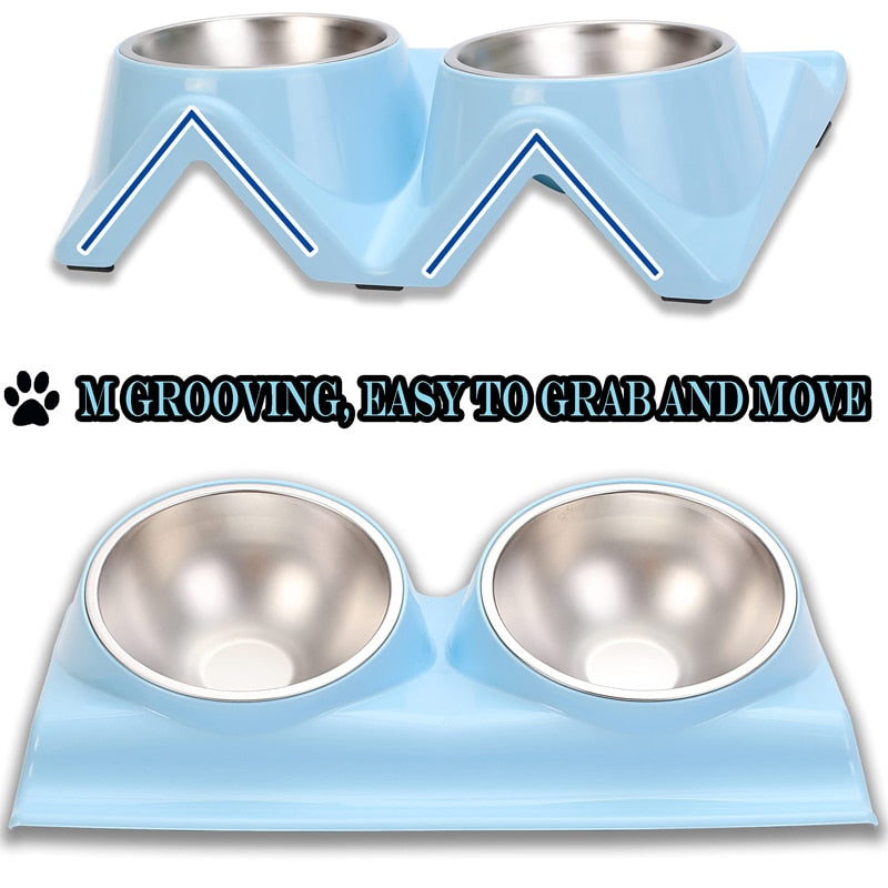 Eco Friendly Non Slip Tiled Dog Bowl