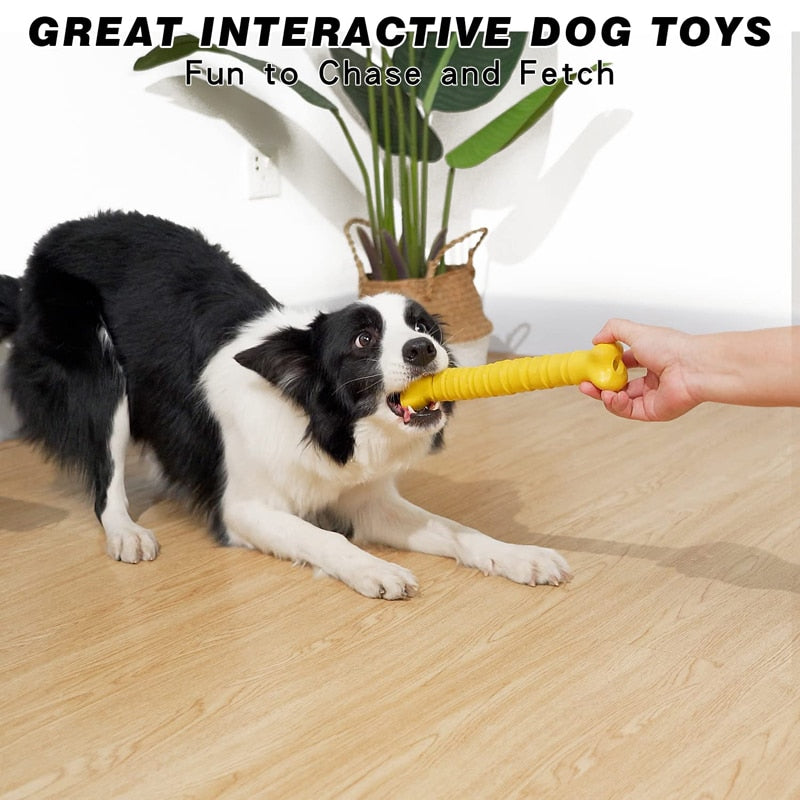 Squeaky Dog Chew Bone Toys