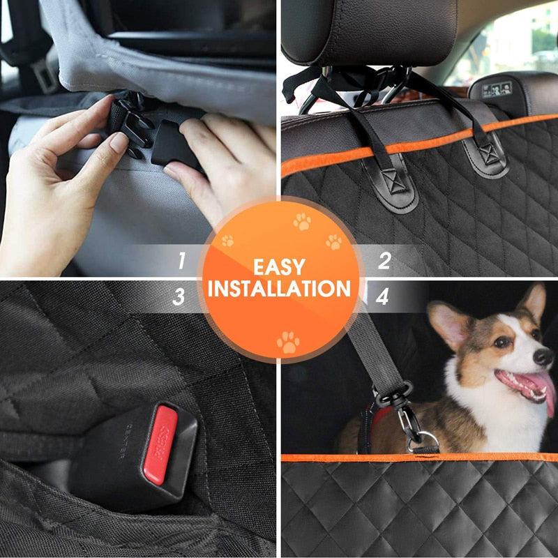 4 Bags Scratch Proof Dog Car Seat Cover