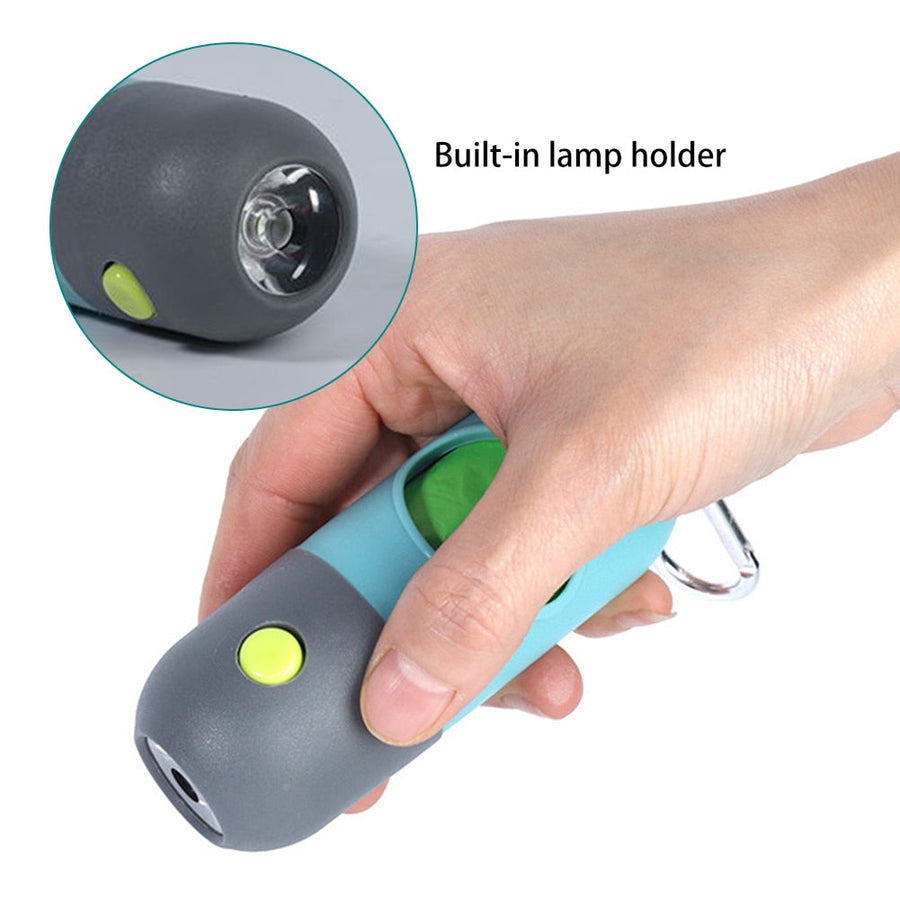 LED Light Dog Poop Bag Dispenser