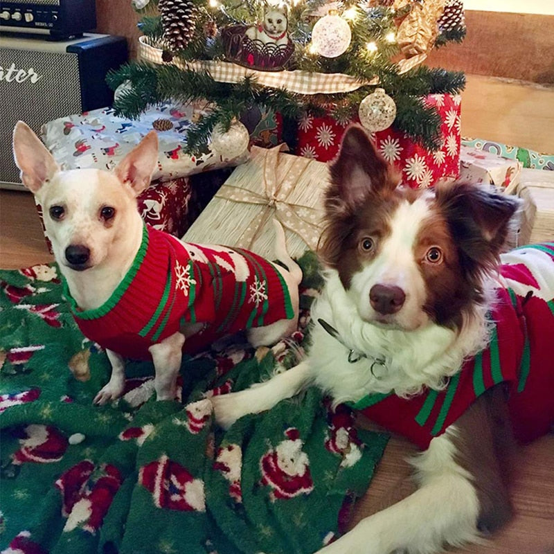 Christmas Snowman Dog Sweater