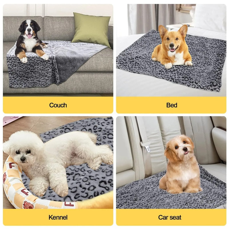 Premium Dual Sided 100% Fleece Dog Blanket