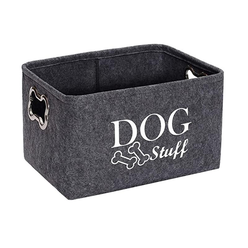 Felt Cloth Dog Toy Storage Box