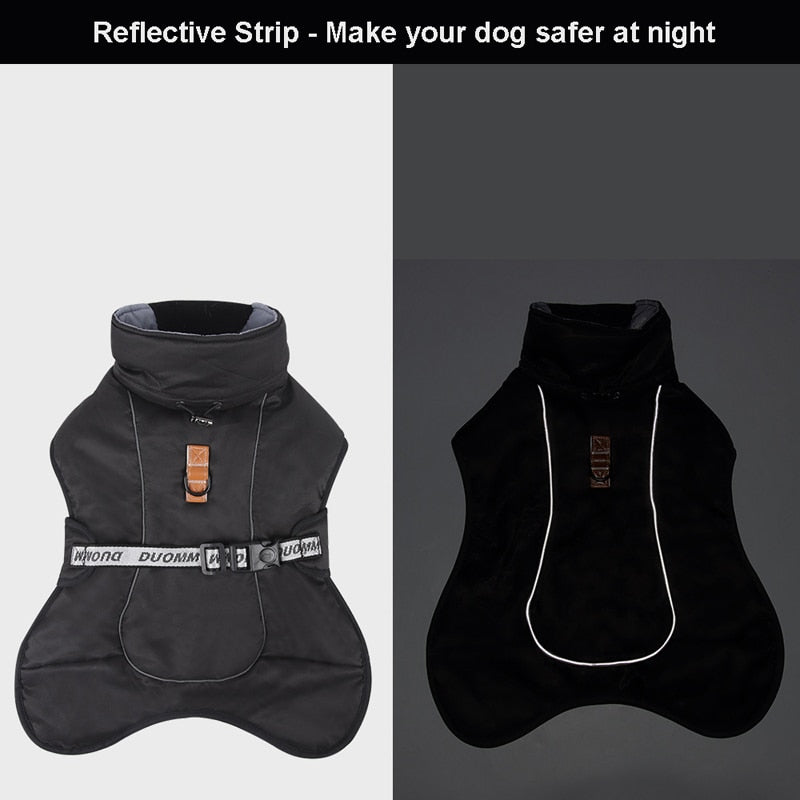 Cozy Reflective Turtleneck Dog Coats