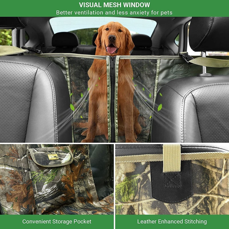 Mesh Window Dog Car Seat Protector