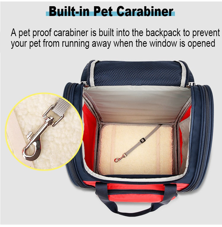 3 Sides Mesh Pet Backpack