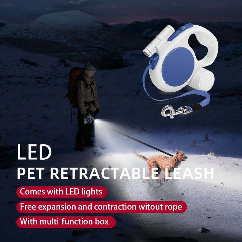 3 In 1 Retractable 9.8ft Dog Leash