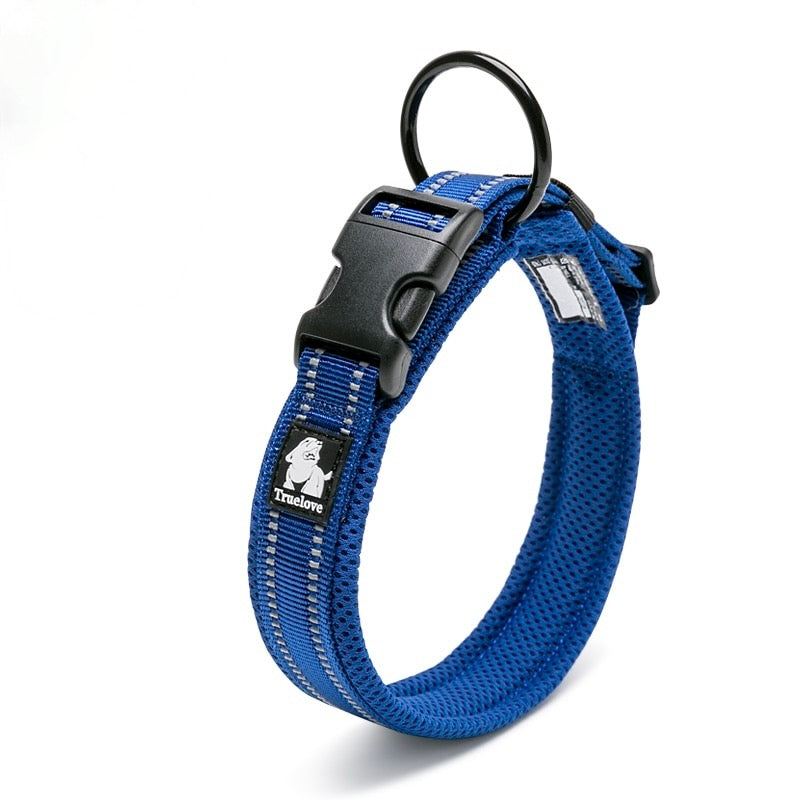 3M Reflective Nylon Padded Dog Collar