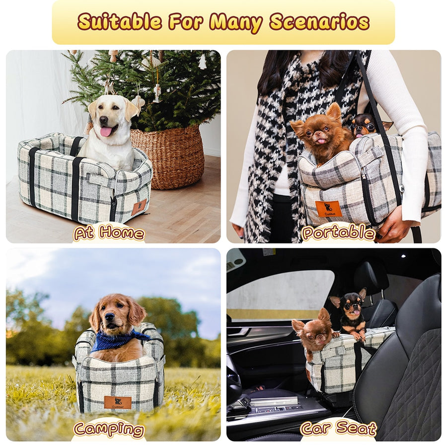 Portable Puppy Car Seat Basket