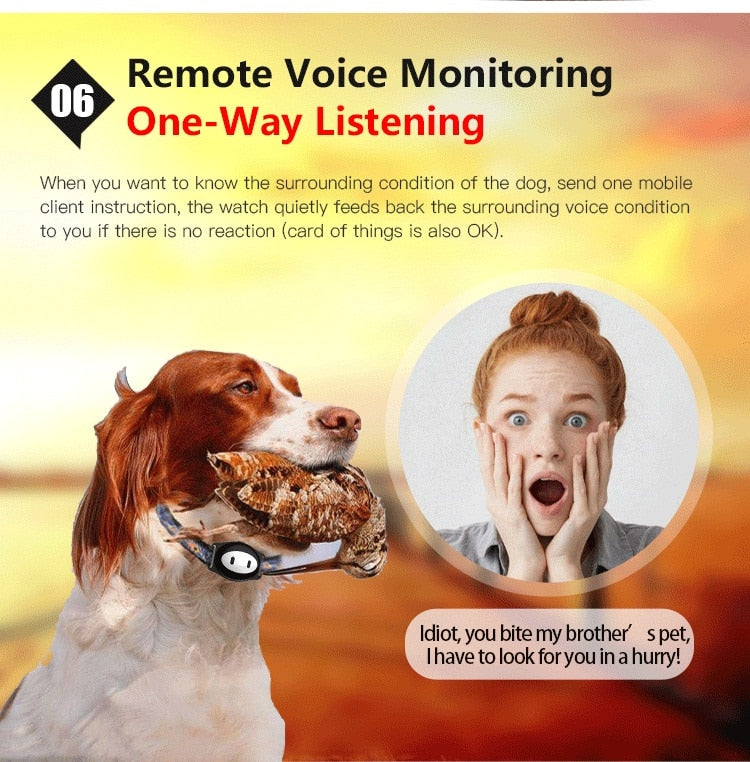 4G Smart Dog Gps Tracker Collar