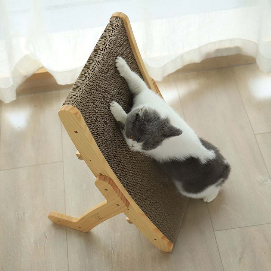 Wooden Cat Scratcher Board