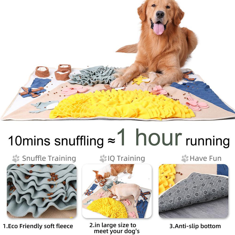 Garden Design Sniffing Dog Mat