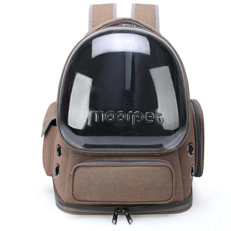 Transparent Space Capsule Pet Backpack