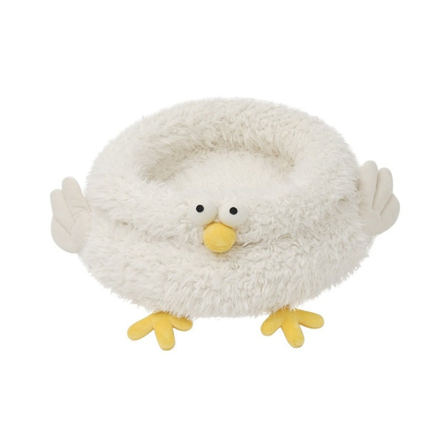 Cartoon Chicken Shaped Pet Bed