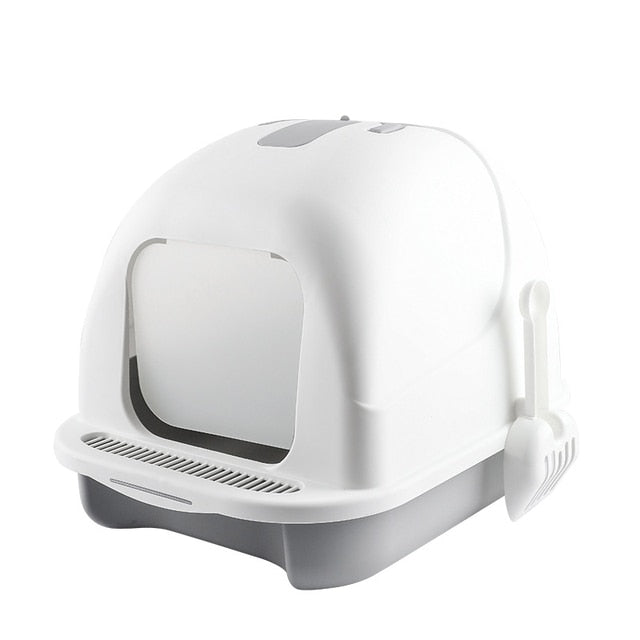 Fully Enclosed Cat Litter Box