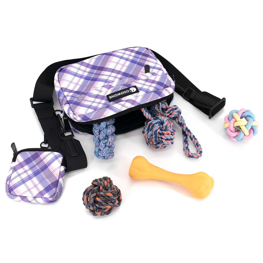 Waterproof Purple Dog Treat Pouch