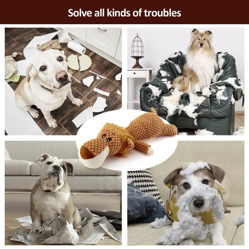 Durable Squeaky Stuffed Dog Toys